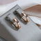 Elegant gold hoop earrings