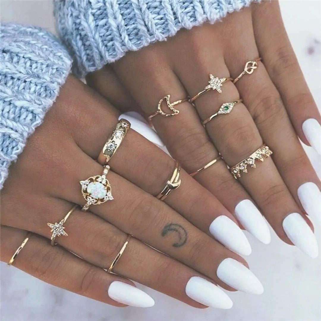 Unique packaging with 8 to 12 rings