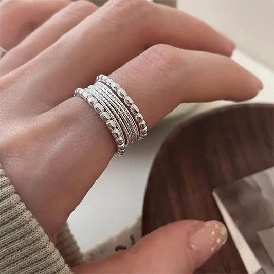 Plain and simple silver ring - subtle beauty