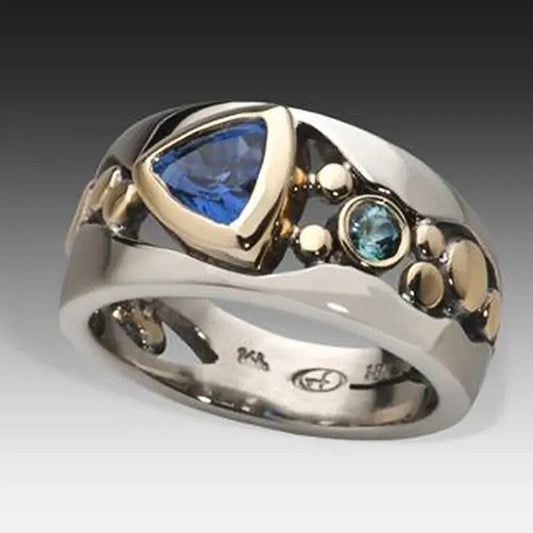 Blue vintage ring